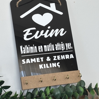Siyah Anahtarlık Askılığı