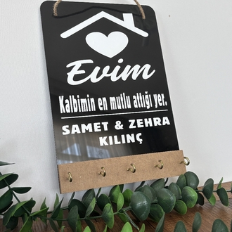 Siyah Anahtarlık Askılığı
