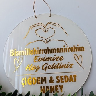 Krem Gold Kapı Süsü