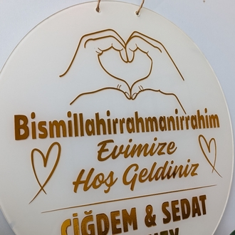 Krem Gold Kapı Süsü