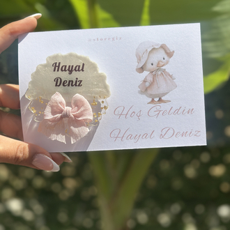 (20 adet) Kurdeleli Epoksi Magnet Kartlı