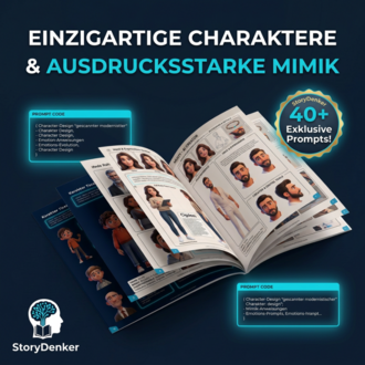 StoryDenker KI-Animations-Prompt-Handbuch | Meistere Pixar, Cinematic & Anime Styles