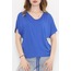Önü Büzgülü Bluz Saks - 10659.1095