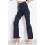 Kemerli İspanyol Paça Pantolon Lacivert1 - 207155.683