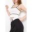Fırfırlı Askılı Bluz Beyaz - 10758.631