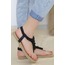 Pul Detaylı Sandalet Siyah - 6109.264