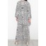 Kimono Takım Siyahdesenli - 10553.1095