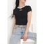 Babe Nakışlı Bluz Siyah - 11009.1567