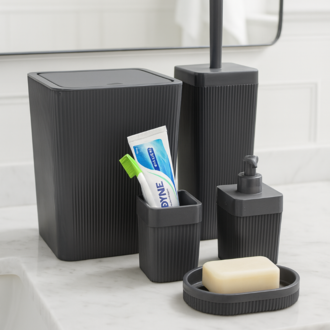 5’li Banyo Düzenleyici Set | Şık, Dayanıklı ve Pratik 