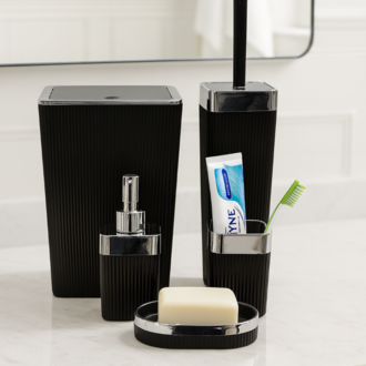 5’li Banyo Düzenleyici Set | Şık, Dayanıklı ve Pratik 