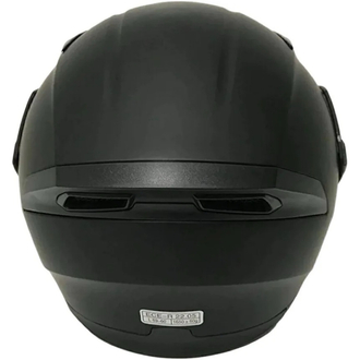 JK-902 Kask Çeneden Açılır Güneş Gözlüklü Mat Siyah