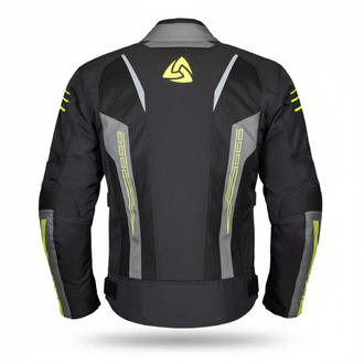 Nukrowear Guardio Sarı Erkek 3 Mevsim Motosiklet Ceketi