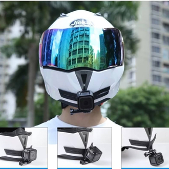Kask çene aparatı