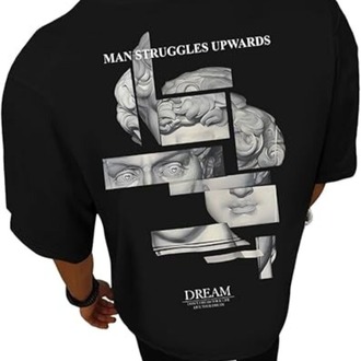  Man Struggles Upwards Tee