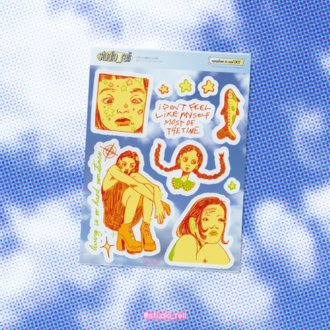 'random is cool' sticker