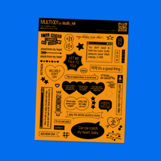 'multi 001' sticker