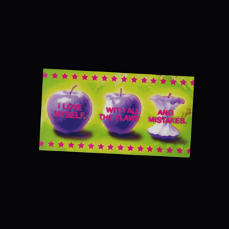 ' i love myself' şeffaf sticker