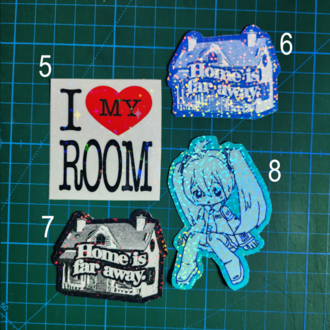[parıltılı] tekli stickerlar 2