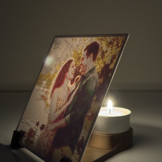 Işıltılı Anı Tablosu | Kişiye Özel 3D Baskı Gece Lambası