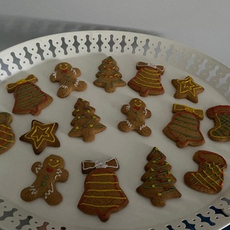 Yılbaşı Özel Kurabiye Kalıbı Seti - Gingerbread, Çam Ağacı, Geyik ve Yılbaşı Süsleri