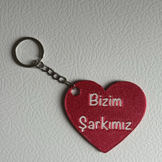 Kişiye Özel Anı Anahtarlığı | İsim ve Şarkı Linki Özelleştirmeli (QR Kodlu)