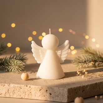 Winter Angel Candle