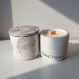 Marble Jar Candle 