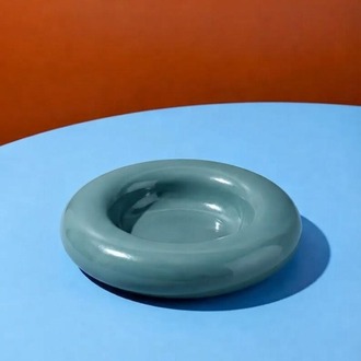 Doughnut Dekoratif Takı Tabağı Turkuaz