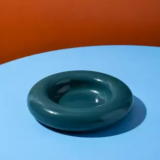 Doughnut Dekoratif Takı Tabağı Petrol Mavi