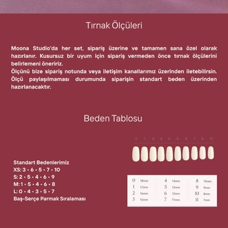 Silver Mist| El yapımı tırnak seti