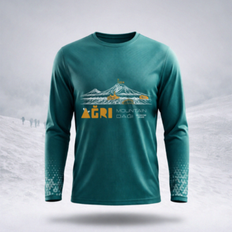 Ağrı Dağı Zirve Özel Tasarım Uzun Kollu T-Shirt