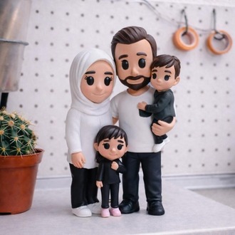 Kişiye Özel Figür (Aile)