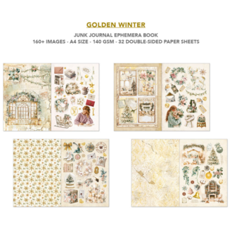 Ciao Bella Golden Winter Junk Journal