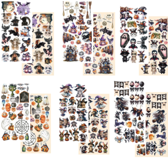 Scrapbooking Kağıdı seti “Trick or Treat – Happy Halloween”