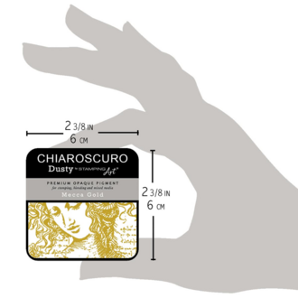 Chiaroscuro Dusty Ink Pad – Mecca Gold PKD108