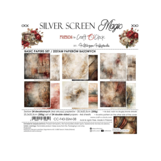 Scrapbooking Kağıt Seti Silver Screen Magic