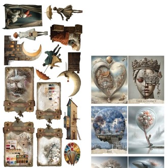 Junk Journal Seti – 30,5 × 15 cm, Art 2