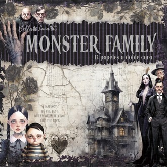 BELLALUNA MONSTER FAMILY COLLECTION 8″×8″