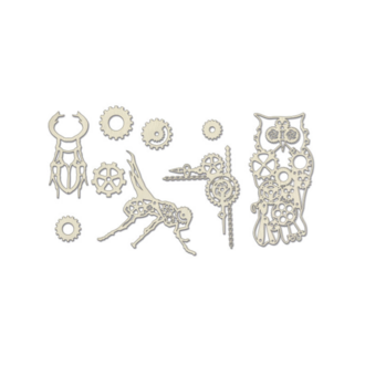 Grunge & Mechanics Chipboard Seti 10x15 cm – #483