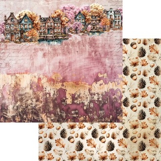 Beautiful Autumn Scrapbooking Kağıdı Seti