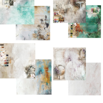 Art 2 Scrapbooking Kağıt Seti, 30,5 × 30,5 cm
