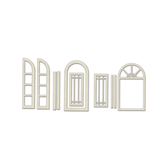 Pencereler Chipboard Seti 10x15 cm – #508
