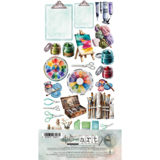Scrapbooking kağıdı set Art 2 30,5 × 15 cm