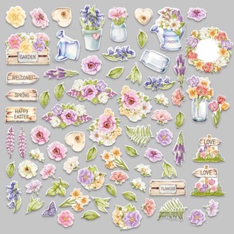 Kağıt dekor seti Spring inspiration