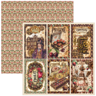 Scrapbooking Kağıdı Chocolate Wanderlust