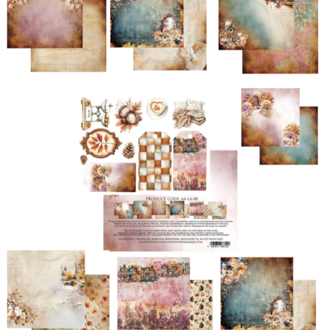 Beautiful Autumn Scrapbooking Kağıdı Seti