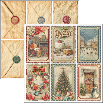 Scrapbooking kağıdı Merry & Bright