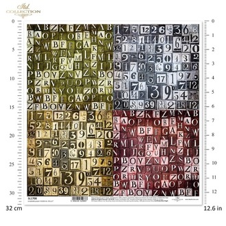 Scrapbooking kağıdı SL1708