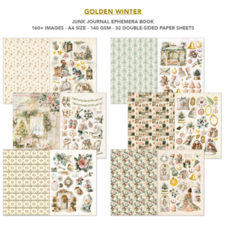 Ciao Bella Golden Winter Junk Journal