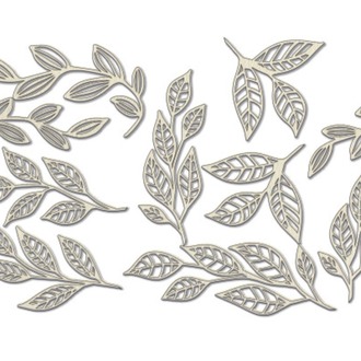 Yapraklar Chipboard Seti 10x15 cm – #490